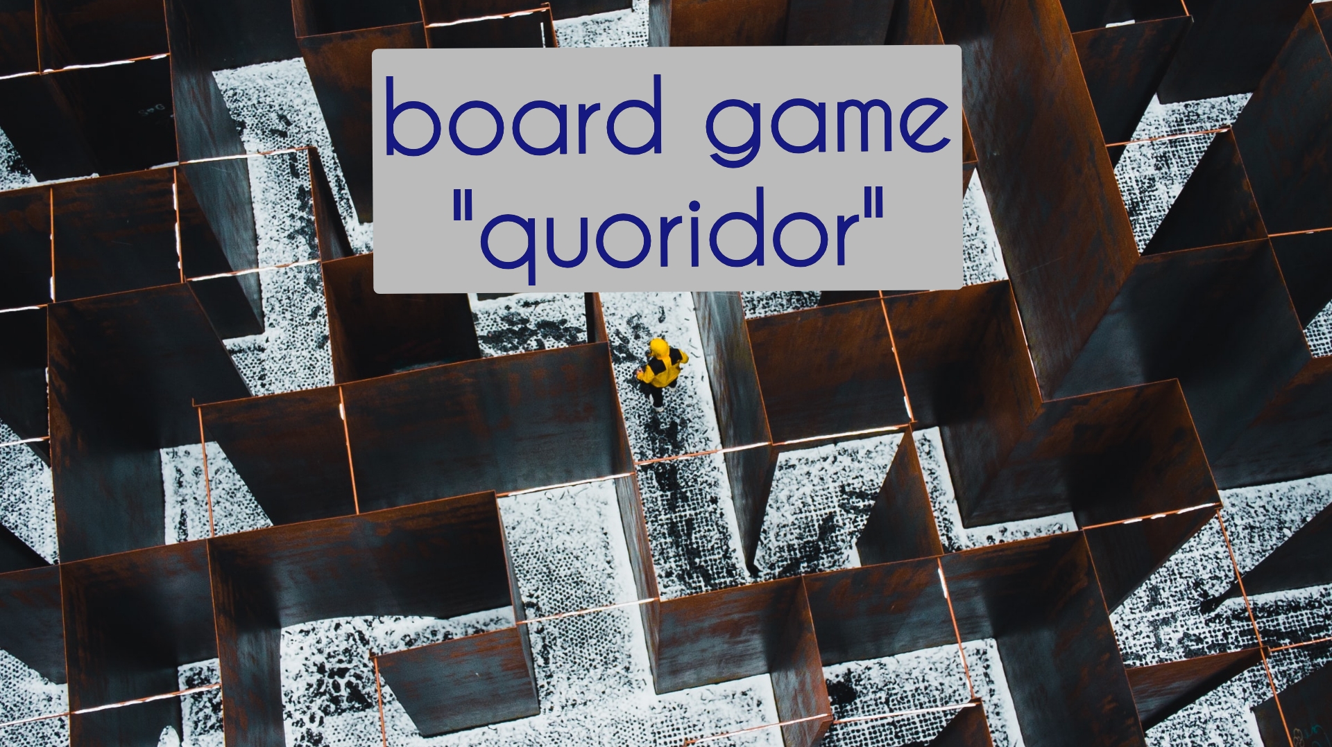 Recommended board game ~ “quoridor” The rules are super simple, just reach  the opposite wall. The rules are super simple, just get to the other side  of the wall, but there's a
